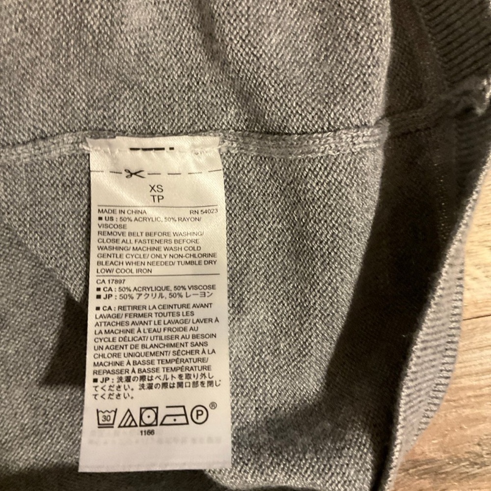 Banana Republic Factory sleeveless vest with tie belt, XS - Picture 4 of 6